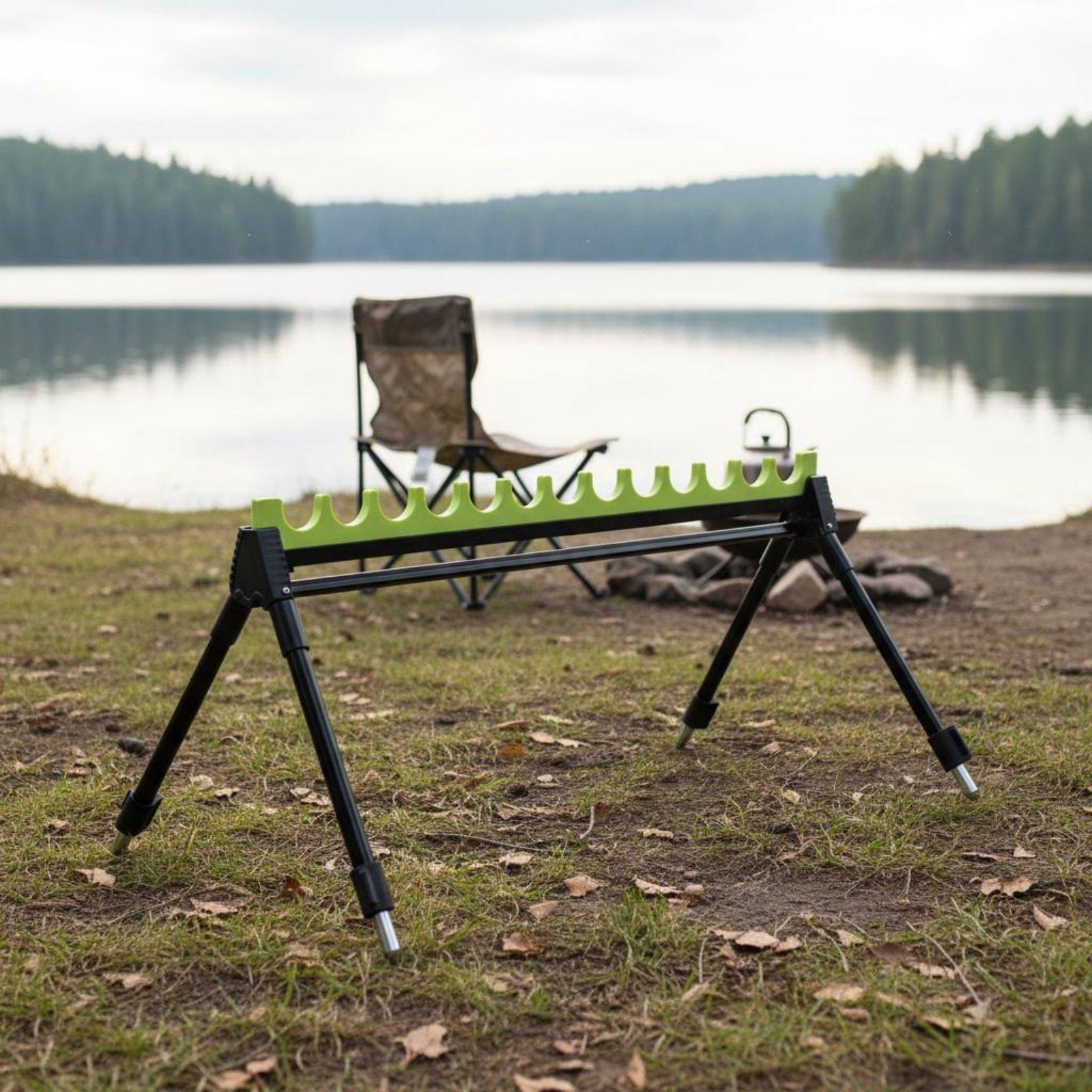 Fishing Rod Telescopic - Multi Slot Fishing Rod Stand Portable