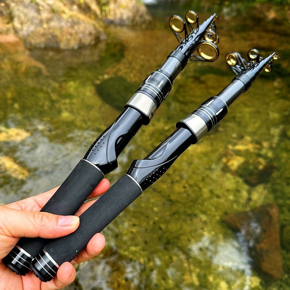 Fishing Rod Surf - 30T Carbon Fiber Retractable Fishing Rod