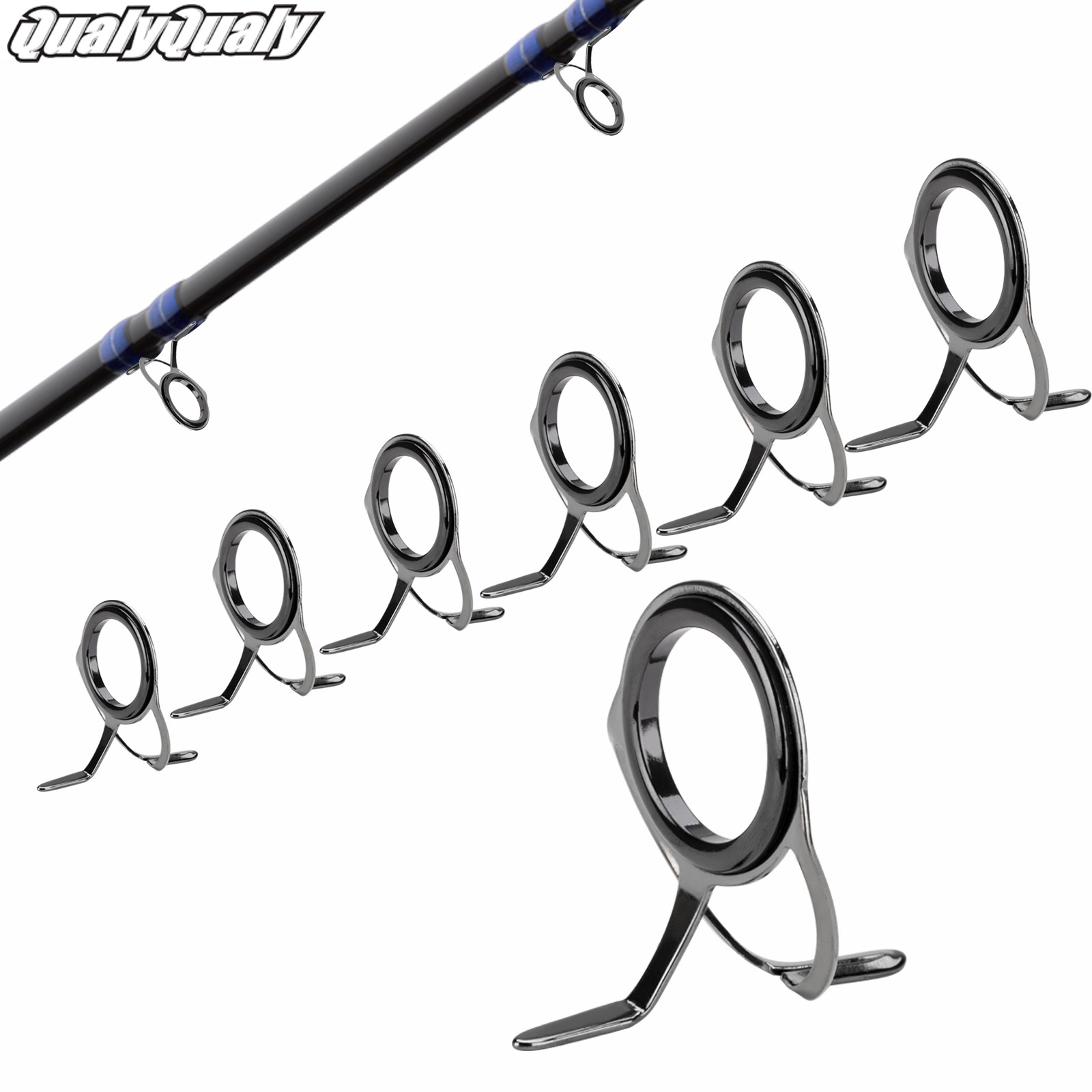 7pcs Fishing Rod Guides Repair - Fishing Rod Repair Kit review and price