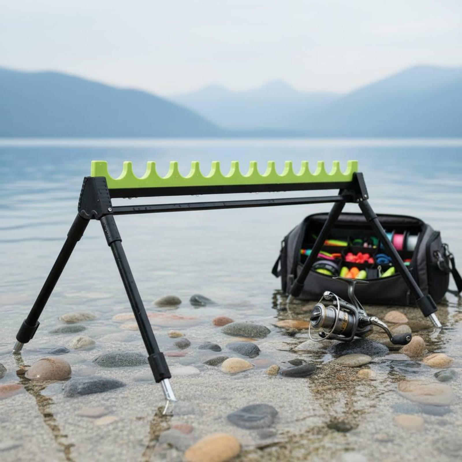Multi Slot Fishing Rod Stand P - Fishing Rod Telescopic review and price