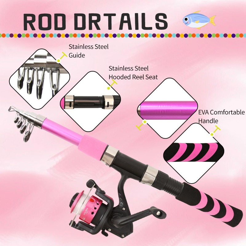 Kids Adult Beginner Fishing Ro - Fishing Rod Combo review and price