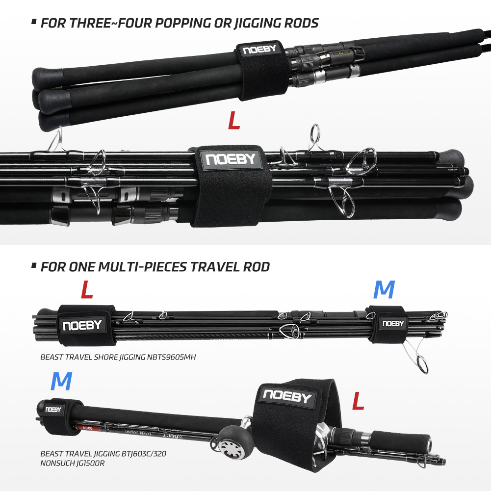 NOEBY Fishing Rod Strap Wide P - Fishing Rod Spinning review and price