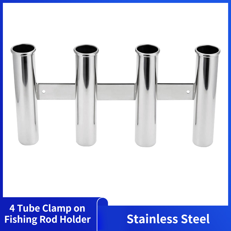 Stainless Steel 4 Tubes Rod Ho - Fishing Rod Holder review and price