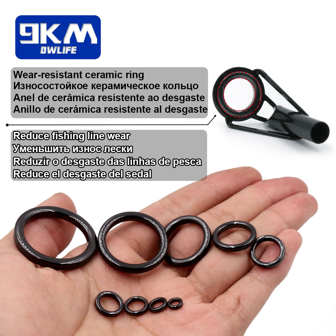 5Pcs Fishing Rod Tip Guides Re - Fishing Rod Tip Replacement review and price